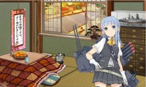 こたつと大窓
