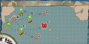 ２－２　バジー島沖の戦果を意識した周回攻略まとめ