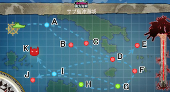 ５－３攻略　サブ島沖海域を突破しよう