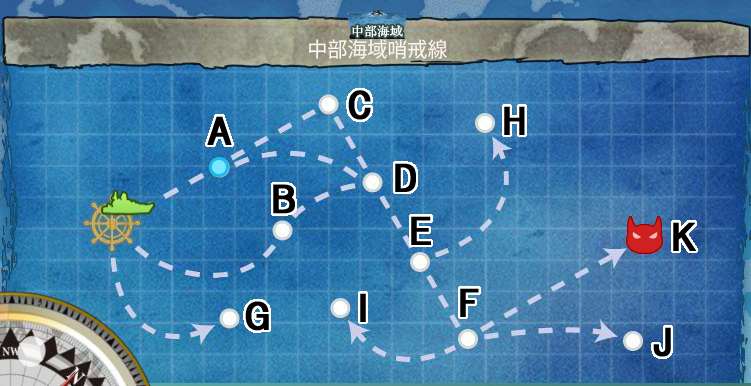 ６－１　潜水艦作戦　攻略・周回編成例
