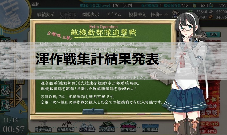 【アンケート結果】渾作戦集計発表