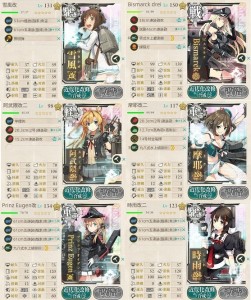 第二艦隊　摩耶カットイン編成