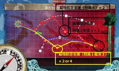 E-5　マップ -　基地航空支援例