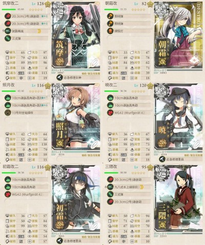 編成例３（駆逐４）