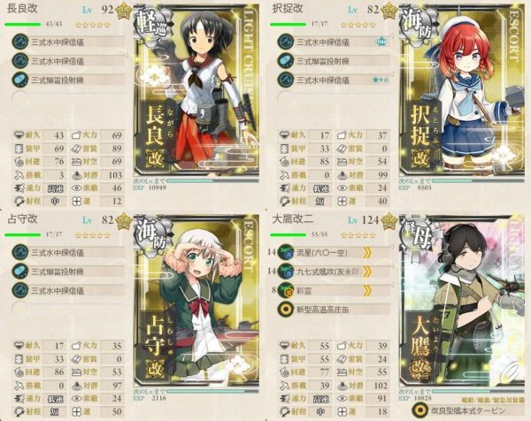 ５ ４ 戦果稼ぎ周回編成例いろいろ ぜかましねっと艦これ