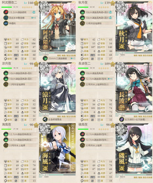 松輸送作戦 継続実施せよ １ ４ １ ６編成例 ぜかましねっと艦これ