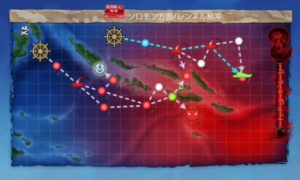 【春イベ】E2 ギミック1　第六艦隊の戦い【激突！ルンガ沖夜戦】