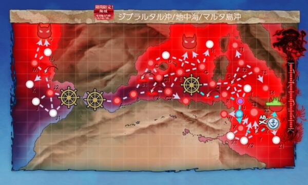 【夏イベ】E3 戦力ゲージ(四本目) 　増援輸送！ペデスタル作戦【増援輸送作戦！地中海の戦い】