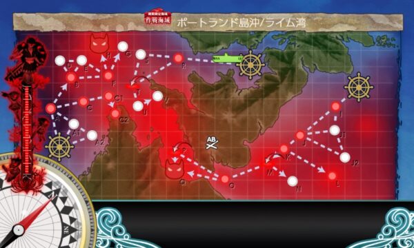 【夏イベ】E6-3 ギミック3(第三ボス出現) タイガー演習【反攻上陸！ノルマンディー上陸作戦】