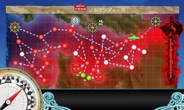 【夏イベ】E7 ギミック2(第五ボス出現)ノルマンディー上陸作戦【反攻上陸！ノルマンディー上陸作戦】