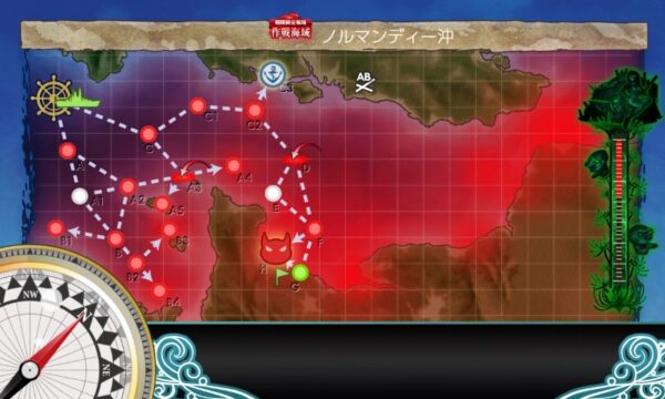 【夏イベ】E7-2 戦力ゲージ1(二本目)  ノルマンディー上陸作戦【反攻上陸！ノルマンディー上陸作戦】