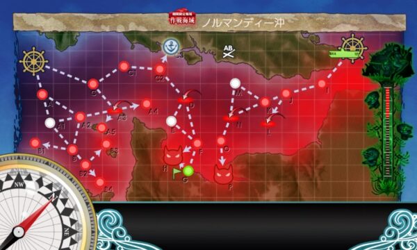 【夏イベ】E7-3 戦力ゲージ2(三本目)  ノルマンディー上陸作戦【反攻上陸！ノルマンディー上陸作戦】