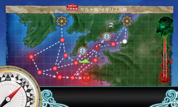 【夏イベ】E1-1 戦力ゲージ 発動！カタパルト作戦【Operation Menace】