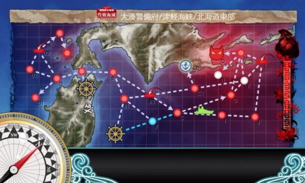 【春イベ】E1 戦力ゲージ1(ボスマス出現) 北海道防衛作戦【北海道防衛作戦】