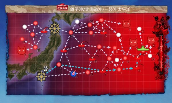 【秋イベ】E5-4　戦力ゲージ4　第38任務部隊猛攻への反撃【要撃！敵機動部隊捜索撃滅戦】